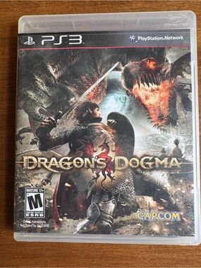 Capcom Dragon's Dogma (PS3) - Black & Brown Cover